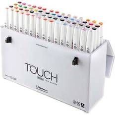 Touch Twin Brush Marker sæt A 60 stk