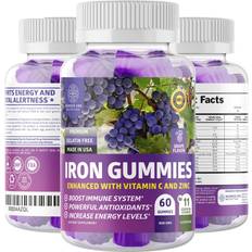 Vitamins & Supplements N1N Premium Iron Gummies with Multivitamins