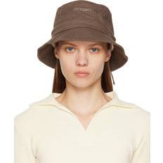 Canvas - Man Hats Jacquemus Brown Le Papier 'Le Bob Gadjo' Bucket Hat 850 Brown