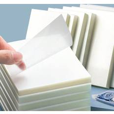 Transparent Sticky Notes Shein 1pc Solid Color Clear Sticky Note, Simple Multi-purpose Easy To Sticky Note