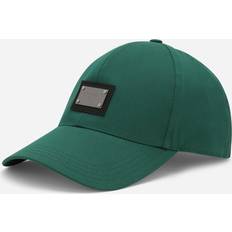 Dolce & Gabbana Green Belts Dolce & Gabbana Cotton baseball cap with logo tag