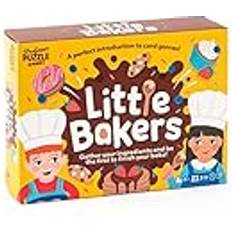 Sällskapsspel Professor Puzzle pussel Little Bakers Kortspel Åldrar 4 2-5 spelare 10 minuters speltid