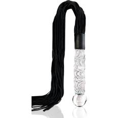 Godemichés Icicles Handblown Glas Peitsche und Dildo