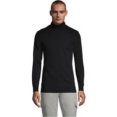 Lands' End 3XL Sweaters Lands' End Men's Super-t Turtleneck T-Shirt Black Black