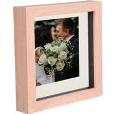 Acrylic Photo Frames Nicola Spring 6 6 3D Box Wooden with Photo Frame