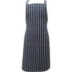 Stripes Aprons Chateau Woven Butchers Stripe Apron Blue