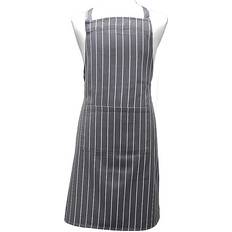 Stripes Aprons Chateau Woven Butchers Stripe Apron Grey