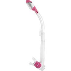 Transparent Ensembles de tuba Cressi Dry Snorkel Clear/Pink One