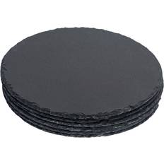 Serving Dishes Argon Tableware Round Slate Plates 33cm Pack 6 Serving Dish