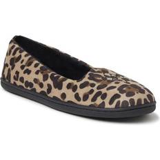 Wide Fit Slippers Dearfoams Women's Rebecca Lightweight Cozy Memory Foam Closed Back Slipper - Desert