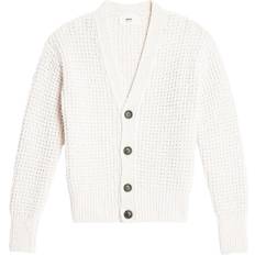 Solid Colors - Unisex Cardigans Ami Paris Off-White Button Cardigan