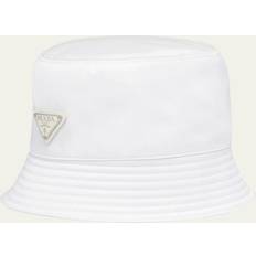 White Hats Prada Re-nylon Bucket Hat White