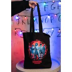 Noir - Toile Sacs en tissu Stranger Things Characters Sac en toile noir Onesize 100% Coton,Coton