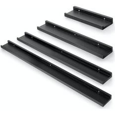 Torkelson Tavellist 90 cm Svartlack Vägghylla