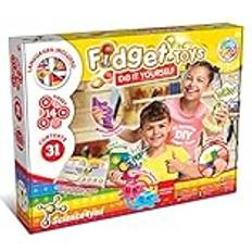 Science4you Fidget Toys Set für Kinder ab 6 – Anti Stress Spielzeug für Kinder, Fidget Toys Selber Machen: Pop It, Quetschball, Mood Octopus, Kinetic Sand, Sensorik Spielzeug für Kinder 6 Jahren