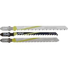 Wolfcraft 3 Jigsaw blades T-handle: