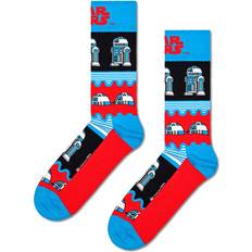 Happy Socks Star Wars R2-D2 Strømper, Blå/Rød/Sort, 41-46