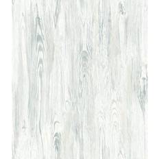 Wallpapers York Wallcoverings Rusticano Pre-pasted Wallpaper Covers 56 sq. ft. White/Blue