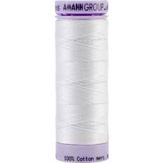 Mettler 5 pack silk finish cotton thread 50wt 164yd-white 9105-2000