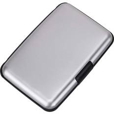 Aluminum Wallets ELFISH Mini RFID Aluminum Wallet Credit Cards Holder Business Card Case Metal ID Case