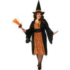 Bristol Novelty Officially licensed rubies witch ladies halloween fancy dress costume