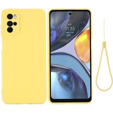 MAULUND OnePlus Nord 2T 5G Liquid Silikone Cover m. Strop Gul
