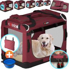 Hundebox Rot XL 82x59x59cm