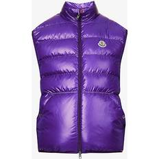 Moncler Herren Westen Moncler Purple Aube Down Vest 634 VIOLET