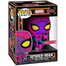 Funko Pop! Marvel Spider-Man Black Light Target Exclusive Bobble-Head #652