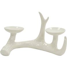 Clay Candlesticks, Candles & Home Fragrances Antler Tealight Holder Elegant Tea Candlestick