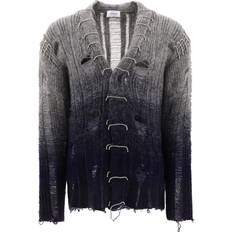 Blanc - Homme Cardigans Off-White Degrade Cardigan - Navy Men's