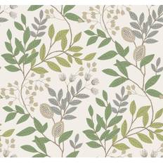 Wallpapers York Wallcoverings Eden Retreat Pre-pasted Wallpaper Covers 60.75 sq. ft. Beige/Green