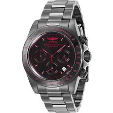 Ure Invicta 27771 Speedway Sort/Stål Ø39.5 mm