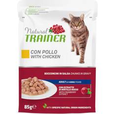 Cibo Umido Animali domestici Natural Trainer Adult 24 x 85 g Alimento Umido Per Gatti