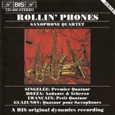 Rollin Phones Sax 4tet Saxophone Quartet Works (CD)