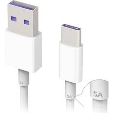 Huawei 40W 3.1 USB A - USB C M-M White 1m