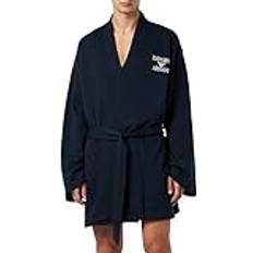 Blue Robes Emporio Armani Men's Dressing-Gown Kimono Iconic Terry Nightgown, Marine