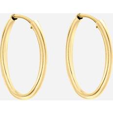 Our Legacy Smycken Our Legacy Örhängen 9k guld rörformade hoops, 15 mm