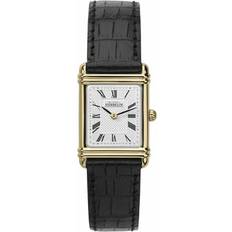 Ure Michel Herbelin 17478P08 Leather Gold Tone Case Roman