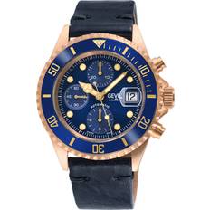 Gevril Wallstreet Chronograph Automatic Blue 4160