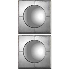 MDF Table Mirrors Uttermost 12829 Savio Squares Table Mirror