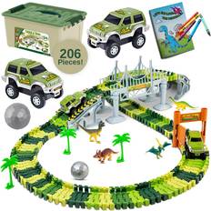 ToyVelt DinoTrak 144pc Dinosaur Theme Race Track