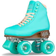 Women Roller Skates Crazy Skates Crazy Skates Retro Adjustable Roller Skates Adjusts To Fit Sizes Teal Teal