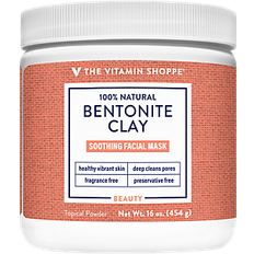 The Vitamin Shoppe Natural Bentonite Clay Powder Soothing Facial Mask Cleansing