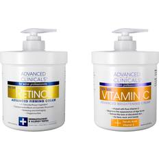 Skincare Advanced Clinicals Retinol Body Cream Vitamin C Moisturizer Lotion