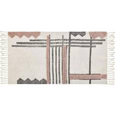 Carpets & Rugs Beliani Cotton Area Rug Black