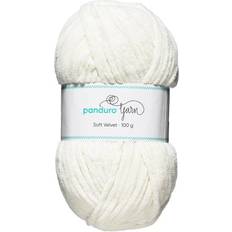 Velvet garn Panduro Garn Velvet 100 g creme