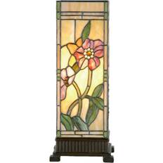 Clayre & Eef Shirley Vidunderligt Havelys i Tiffany-Stil Bordlampe