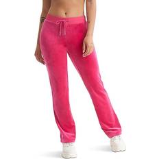 Juicy Couture Women Clothing Juicy Couture Og Big Bling Velour Track Pants - Free Love