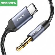 Shein 1pcs Rocoren USB C to Adapter Hi-Fi Stereo Type C to Aux Cord iPhone 15